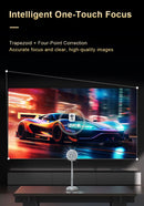 Projetor Portátil Android 11.0 1080p com Suporte Fresstyle