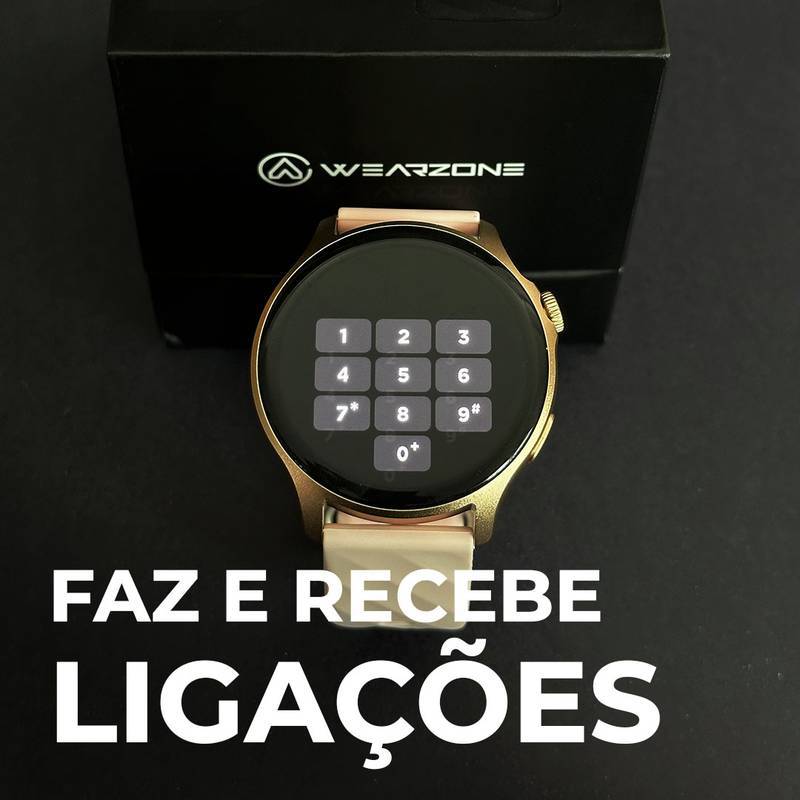 Smartwatch Life a Prova D'gua  1ATM Amoled Bateria de Longa Duração 100 Modos de Esporte