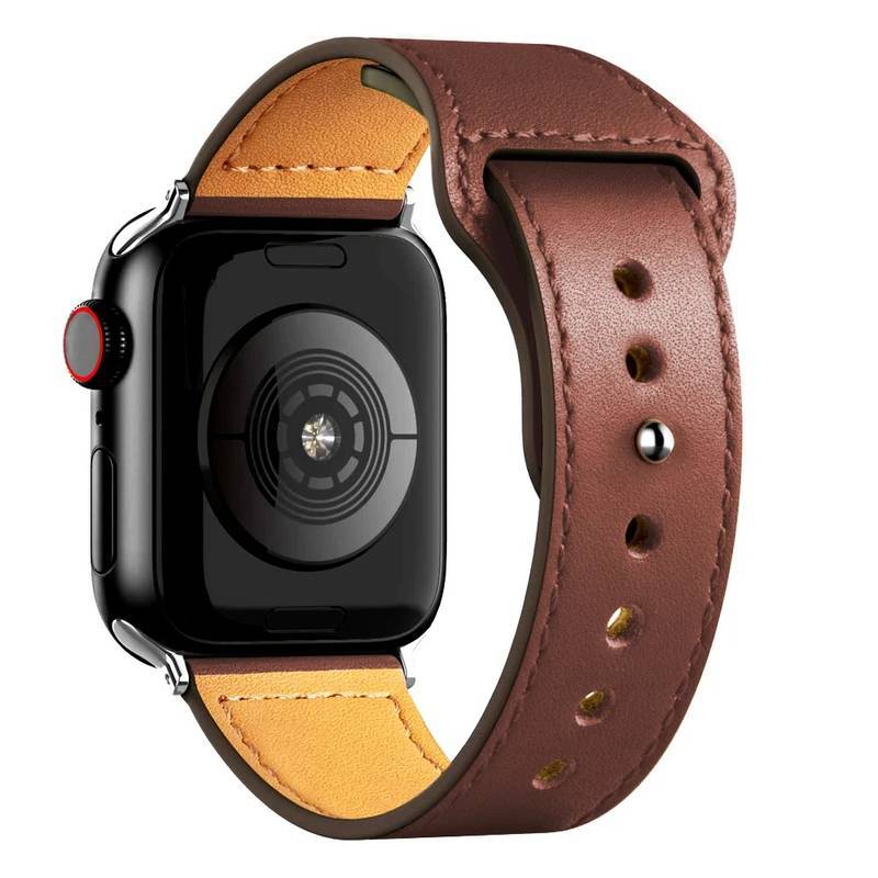 Pulseira De Couro 42mm/44mm/45mm/47mm/49mm