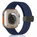 Pulseira de Silicone Magnética Dobrável 38mm/40mm/41mm