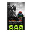 Smartwatch MA-31 M-Rex4 à Prova D'água 50M  5ATM  GPS  1GB  NFC