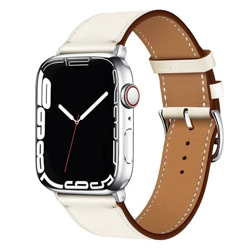 Pulseira De Couro 42mm/44mm/45mm/47mm/49mm