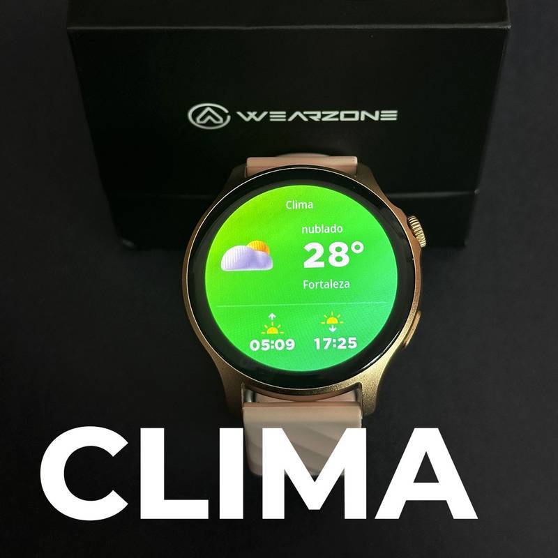 Smartwatch Life a Prova D'gua  1ATM Amoled Bateria de Longa Duração 100 Modos de Esporte