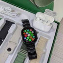 Smartwatch WS 80 Ultra 2 +Fone bluetooth com 7 Pulseiras