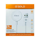 Carregador Magnético AlphaGold Para Smartwatch 4 5 6 7 8 SE