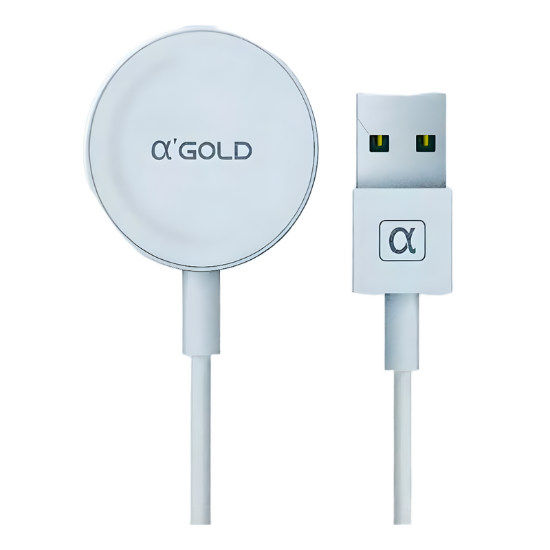 Carregador Magnético AlphaGold Para Smartwatch 4 5 6 7 8 SE