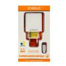 Carregador Completo Para Lightning AlphaGold Fonte E Cabo 3.1A CA22-2