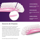 ESCOVA DE LIMPEZA DE MAMADEIRAS E BICOS ROSA - PHILIPS AVENT