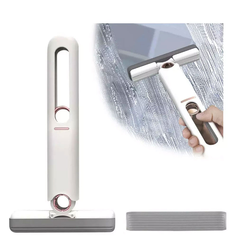 Mini Rodo Mop de Limpeza Dobrável e Pratico