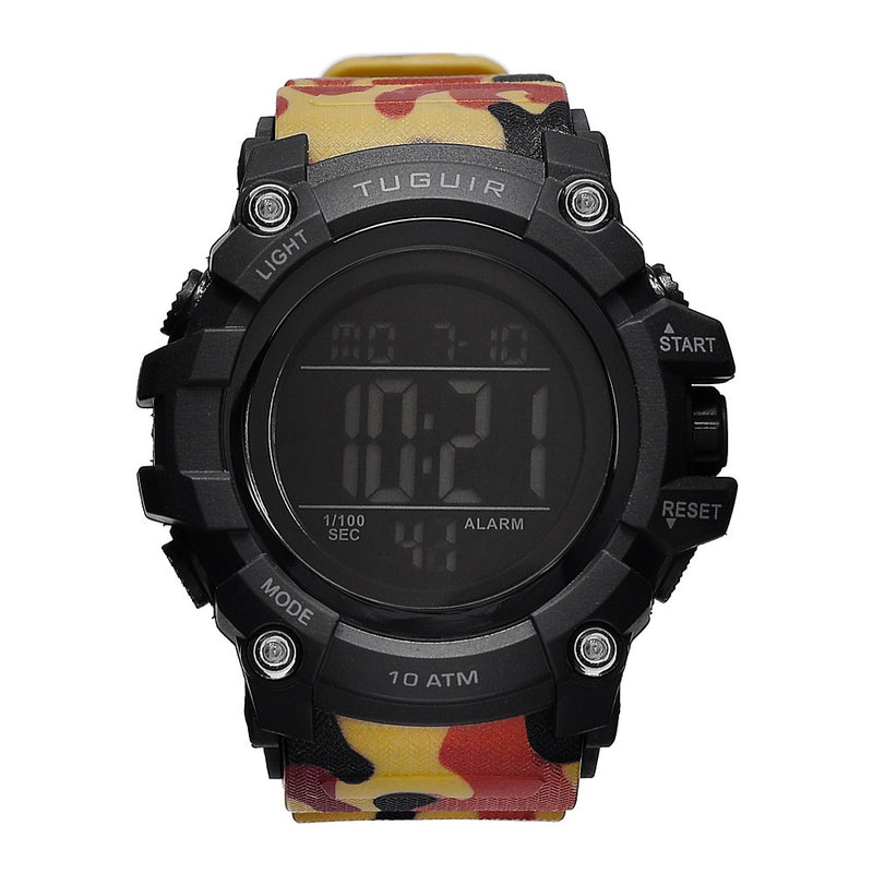 Relógio Masculino Tuguir 10ATM Digital TG109 Camuflado