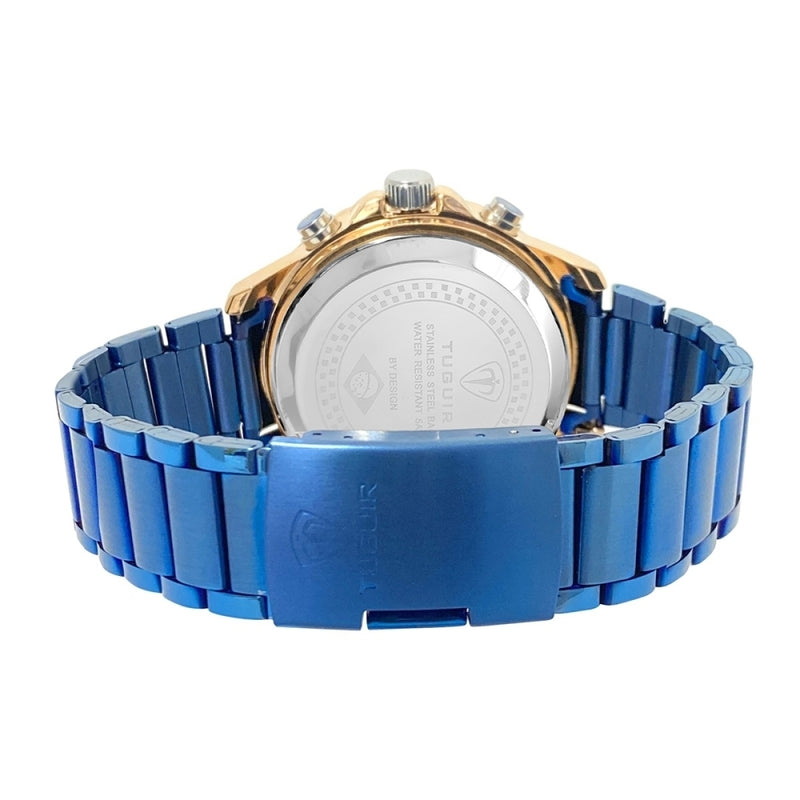 Relógio Masculino Tuguir Analógico e Digital TG1161 Azul e Rosê