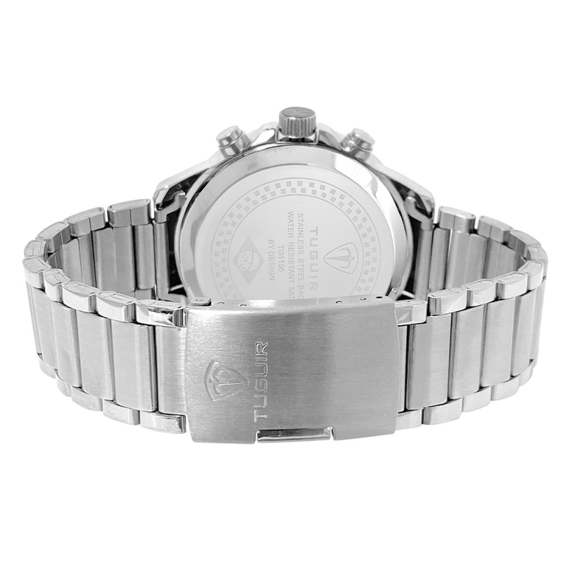 Relógio Masculino Tuguir Analógico Digital TG1161 Prata e Azul
