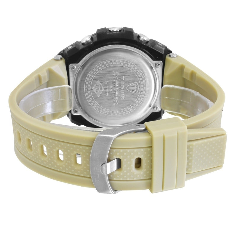Relógio Masculino Tuguir Digital TG293 Preto e Bege