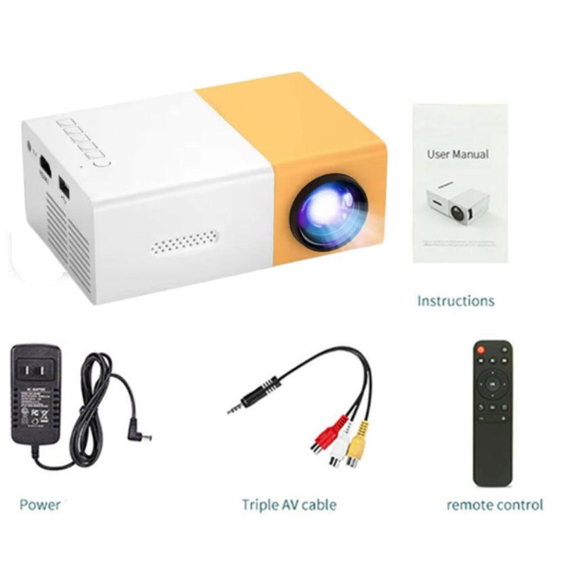 Projetor LED 100 Full HD 600 Lumens Portátil com Controle