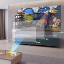 Projetor LED 100 Full HD 600 Lumens Portátil com Controle