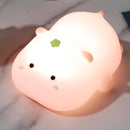 Luminária Infantil Led Siliconado Baby Hippo