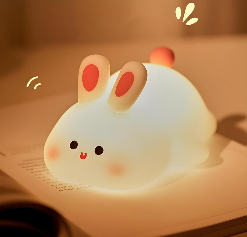 Luminária Infantil Led Siliconado Coelhinho