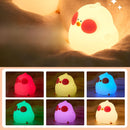 Luminária Infantil Led Siliconado Galinha