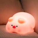 Luminária Infantil Led Siliconado Porquinho