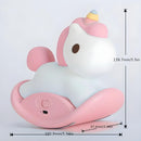 Luminária Infantil Led Siliconado Unicórnio