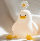 Luminária Infantil Siliconado Pato Florzinha