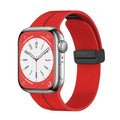 Pulseira de Silicone Magnética Dobrável 38mm/40mm/41mm