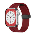 Pulseira de Silicone Magnética Dobrável 38mm/40mm/41mm