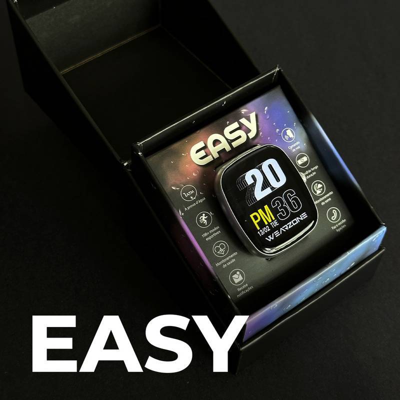 Smartwatch Easy A Prova D'água 1 ATM Bateria de longa duração100 Modos de Esporte