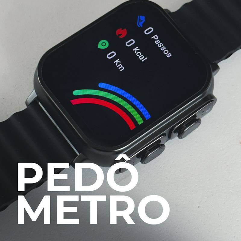Smartwatch Ultra N22 TWS com Fones de Ouvido Bluetooth