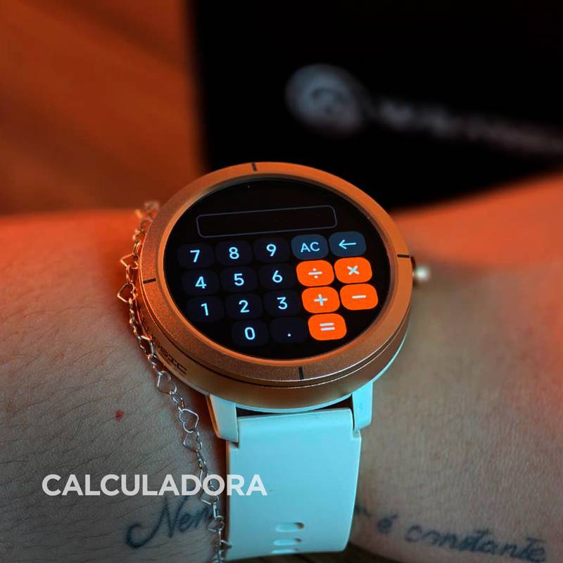 Smartwatch Wearzone Flare, GPS, 5ATM Aprova de água do mar, Resistência IP69k.