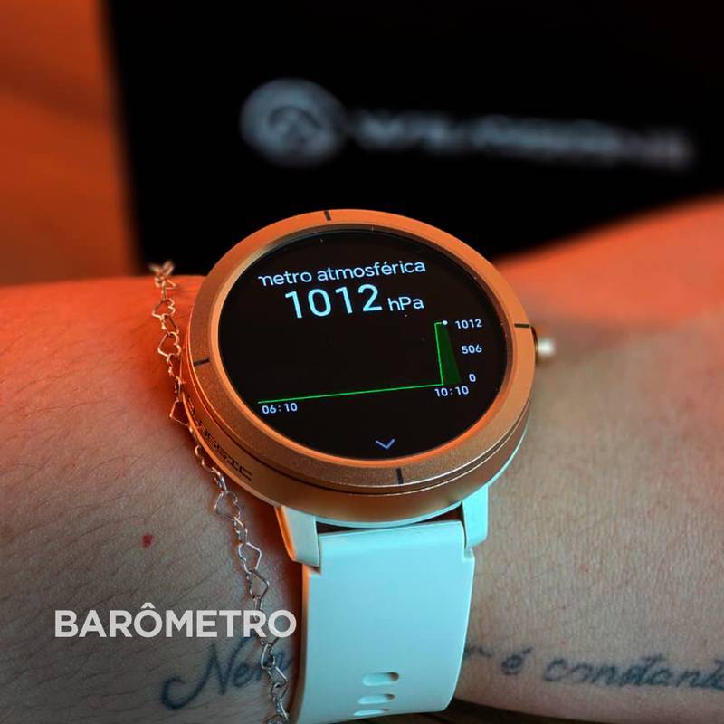 Smartwatch Wearzone Flare, GPS, 5ATM Aprova de água do mar, Resistência IP69k.