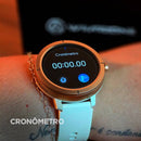 Smartwatch Wearzone Flare, GPS, 5ATM Aprova de água do mar, Resistência IP69k.